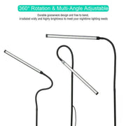 USB Adjustable LED Floor Lamp Reading Dimmable Light by salelink.co.nz