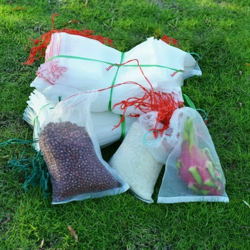 100PCS 35x25cm Agriculture Garden Fruit Vegetable Protection Net Bags by salelink.co.nz