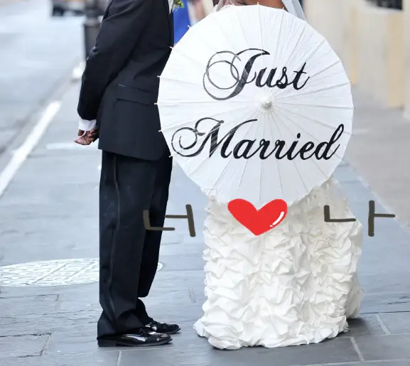 Wedding White Paper Umbrella by salelink.co.nz