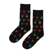 Save the Lobster Small Motif Bamboo Socks by Barekind NZ