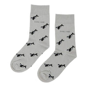 Save the Orca Small Motif Socks by Barekind NZ