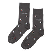 Save the Puffin Small Motif Bamboo Socks by Barekind NZ