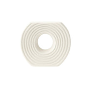 Frankly Cotton Textured Ceramic Circular Vases by Nest & Stem Homewares
