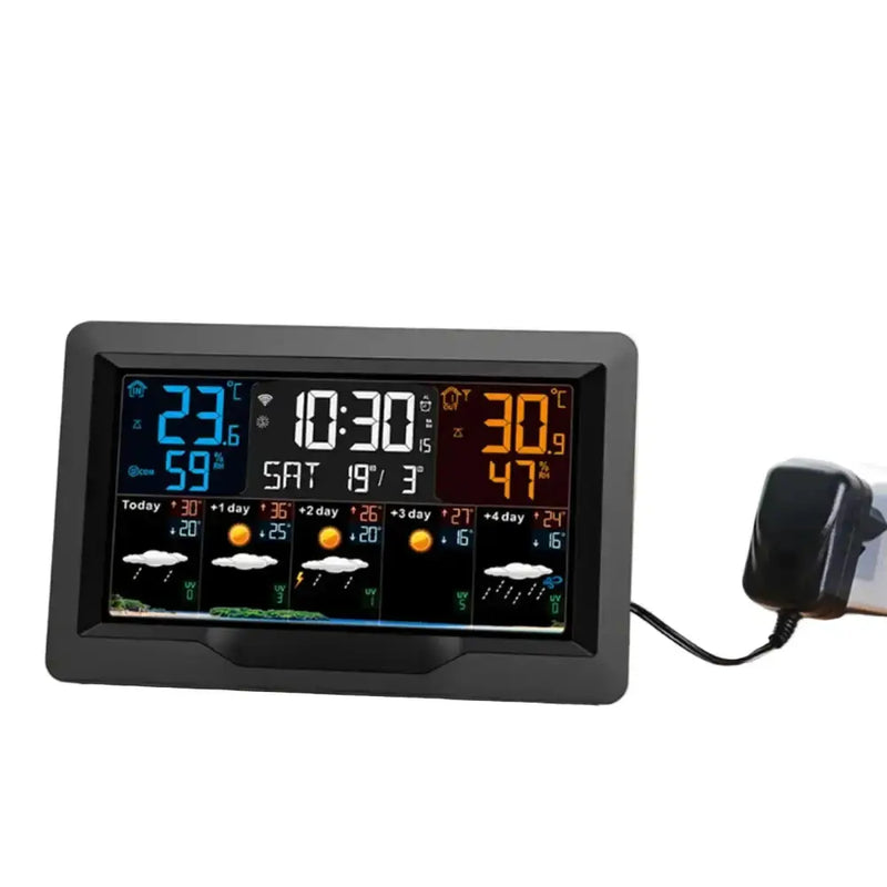 Wi-Fi 4-in-1 Weather Station with TUYA App & Date Display by Habicare