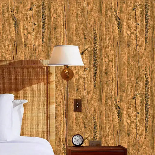 Wide Wood Grain PVC Wallpaper (40cm & 55cm) (available in 5 designs) by Habicare