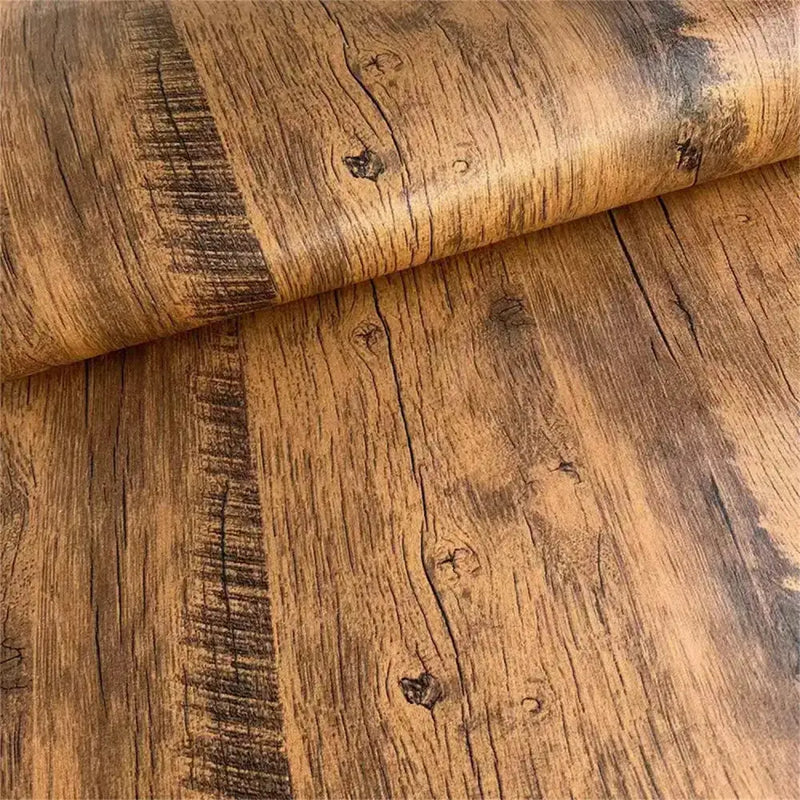 Wide Wood Grain PVC Wallpaper (40cm & 55cm) (available in 5 designs) by Habicare