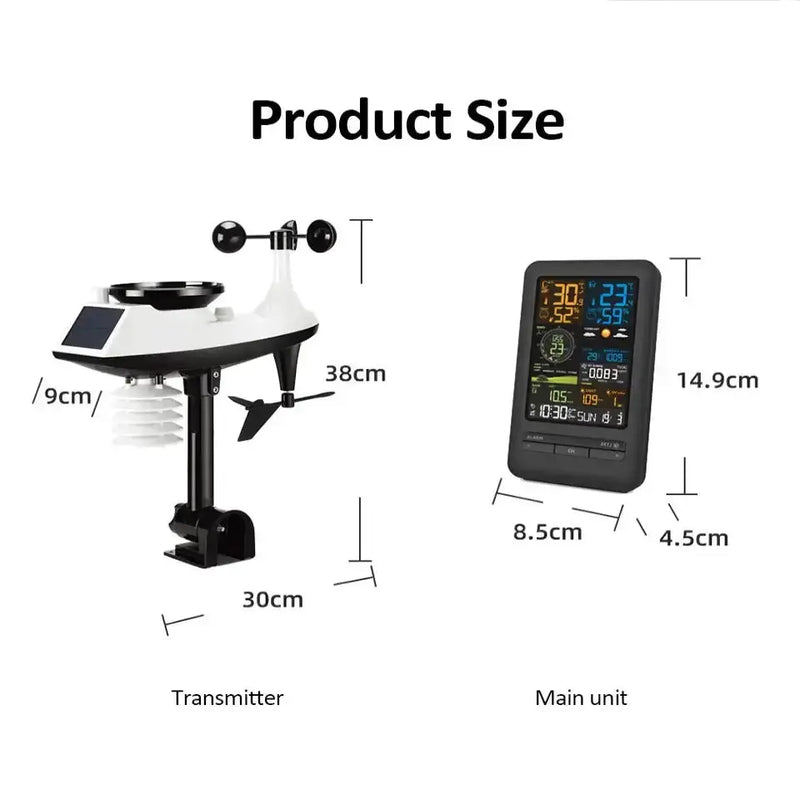 WiFi Smart Weather Station with Temperature & Humidity Sensor by Habicare