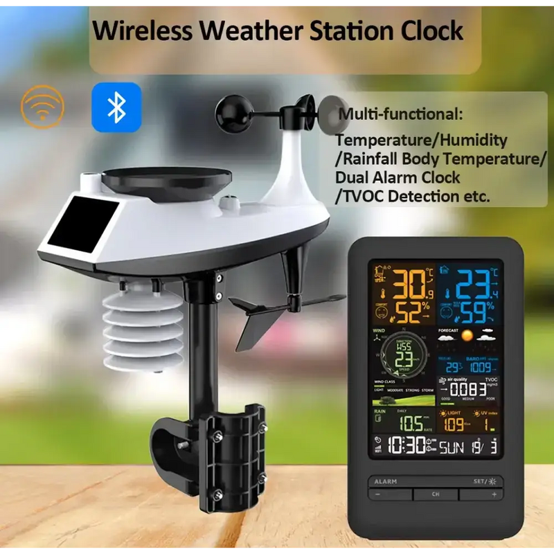 WiFi Smart Weather Station with Temperature & Humidity Sensor by Habicare