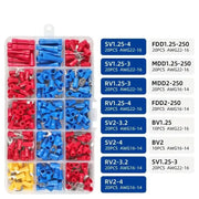 Wire Crimping Tool & Connector Assortment Kit by Habicare