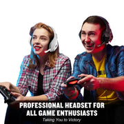 Wired 3.5mm Gaming Headset with Mic – PC/PS4/PS5/Xbox by Habicare