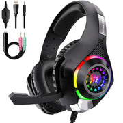 Wired 3.5mm Gaming Headset with Mic – PC/PS4/PS5/Xbox by Habicare