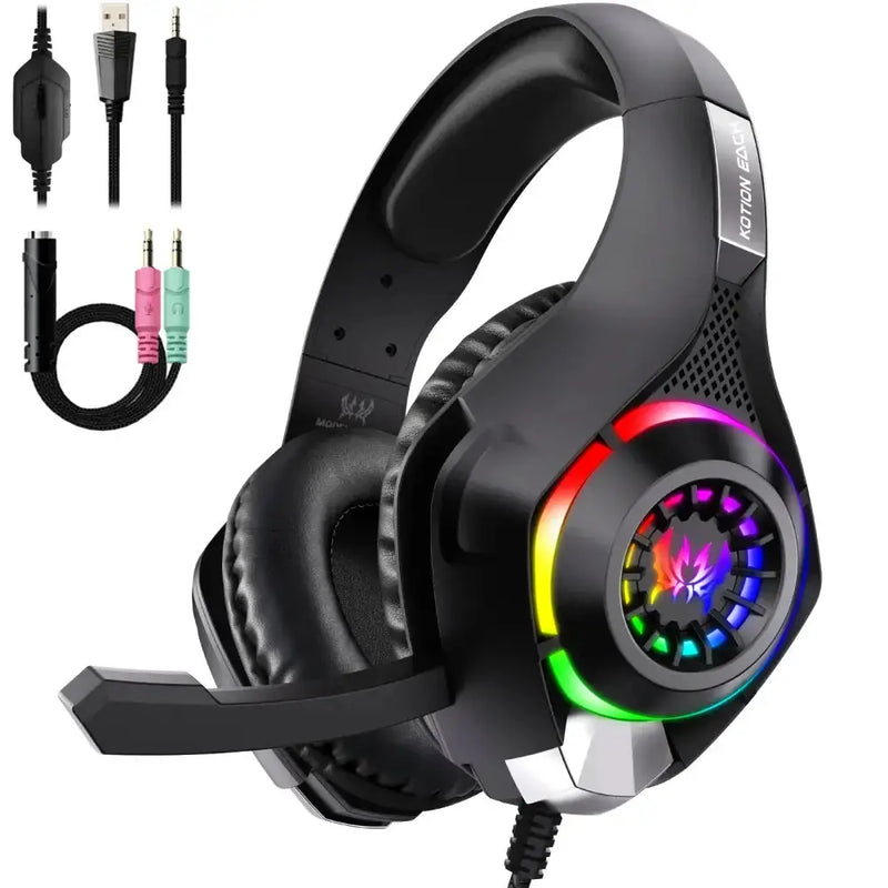 Wired 3.5mm Gaming Headset with Mic – PC/PS4/PS5/Xbox by Habicare