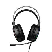 techplus Wired Gaming Headset with 50mm Drivers, Mic & Tri-Color LED (W117) TechPlus W117 Wired Gaming Headset With 50mm Drivers