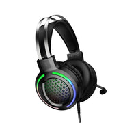 techplus Wired Gaming Headset with 50mm Drivers, Mic & Tri-Color LED (W117) TechPlus W117 Wired Gaming Headset With 50mm Drivers