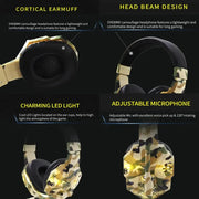 Wired Gaming Headset with Mic & LED (2 colours available) by Habicare