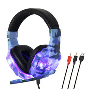 Wired Gaming Headset with Mic & LED (2 colours available) by Habicare
