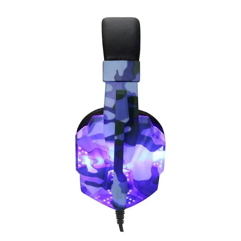 Wired Gaming Headset with Mic & LED (2 colours available) by Habicare