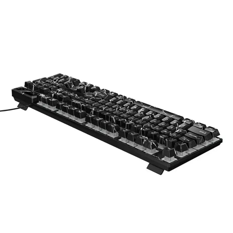 techplus Wired Gaming Keyboard with RGB Rainbow Light & 6-Key Anti-Ghosting (GM701) GM701 RGB Rainbow Keyboard 6 Key Anti Ghosting