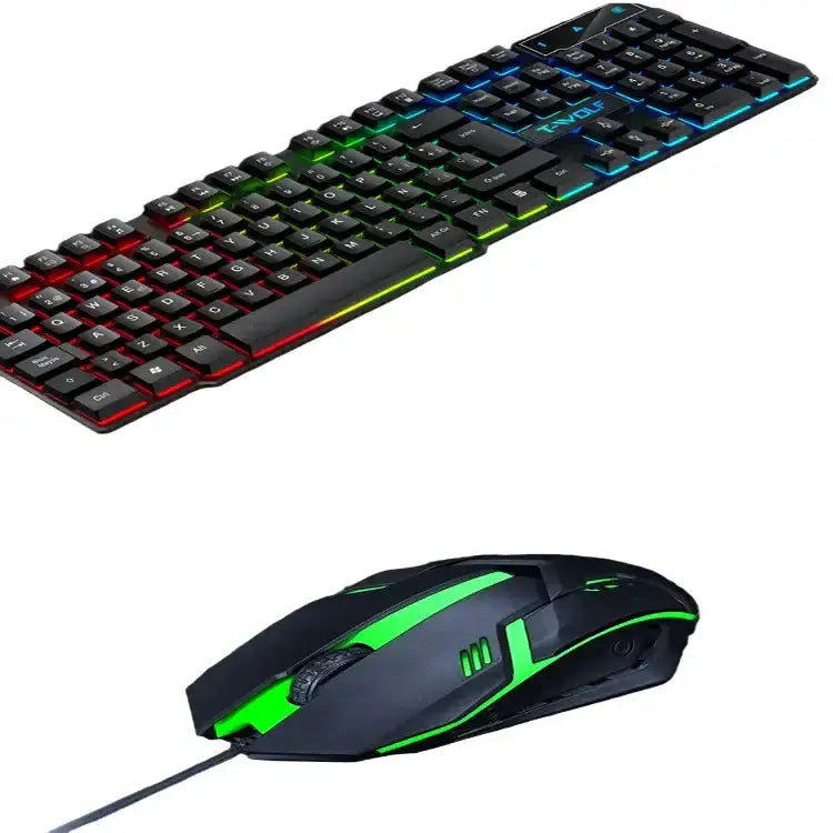 Wired Keyboard & Mouse Set by Habicare