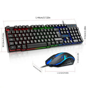 Wired Keyboard & Mouse Set by Habicare