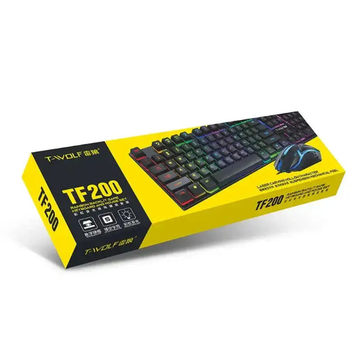 Wired Keyboard & Mouse Set by Habicare