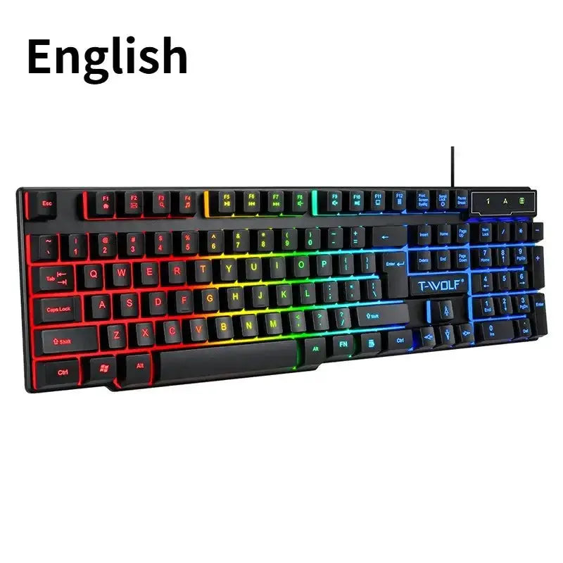 Wired Keyboard & Mouse Set by Habicare