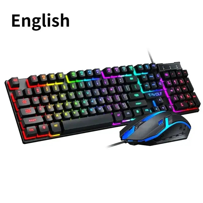 Wired Keyboard & Mouse Set by Habicare