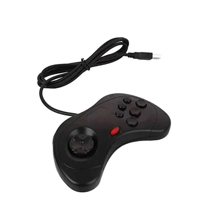 Wired Sega Saturn Controller – Classic USB Gamepad (available in Black & White) by Habicare