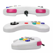 Wired Sega Saturn Controller – Classic USB Gamepad (available in Black & White) by Habicare
