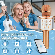 techplus Wireless Bluetooth Karaoke Microphone– 5-in-1 Portable Mic Wireless Bluetooth Karaoke Microphone– 5-in-1 Portable Mic...