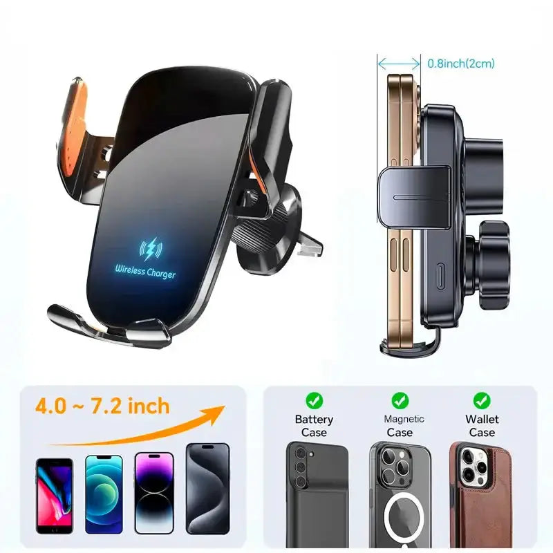 Wireless Car Charger – 15W by Habicare