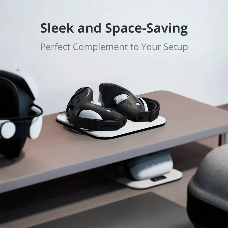 Wireless Charging Dock + G3 Controller Grips for Meta Quest 3/3S by Habicare