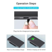 Wireless Charging Receiver - Type B (Micro USB) Devices by 9eight5