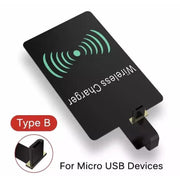 Wireless Charging Receiver - Type B (Micro USB) Devices by 9eight5