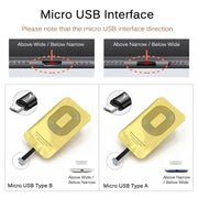 Wireless Charging Receiver - Type C Devices by 9eight5