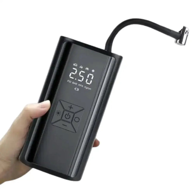Wireless Digital Tire Inflator Air Pump with LED Light & LCD Display, 150PSI Portable Air Compressor by Habicare