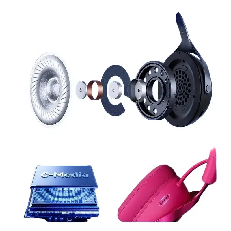 Wireless Gaming Headset – Bluetooth/2.4G (available in 3 colours) by Habicare