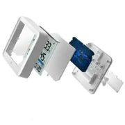 Wireless Indoor-Outdoor Weather Station with Remote Sensor (available in Black & White) by Habicare