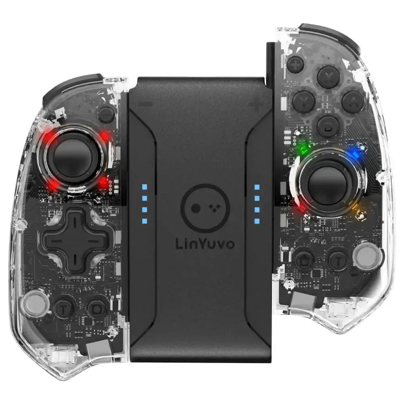 Wireless Joypad – 8-Color LED, Turbo, Vibration by Habicare