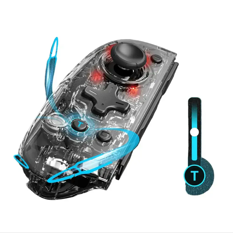Wireless Joypad – 8-Color LED, Turbo, Vibration by Habicare