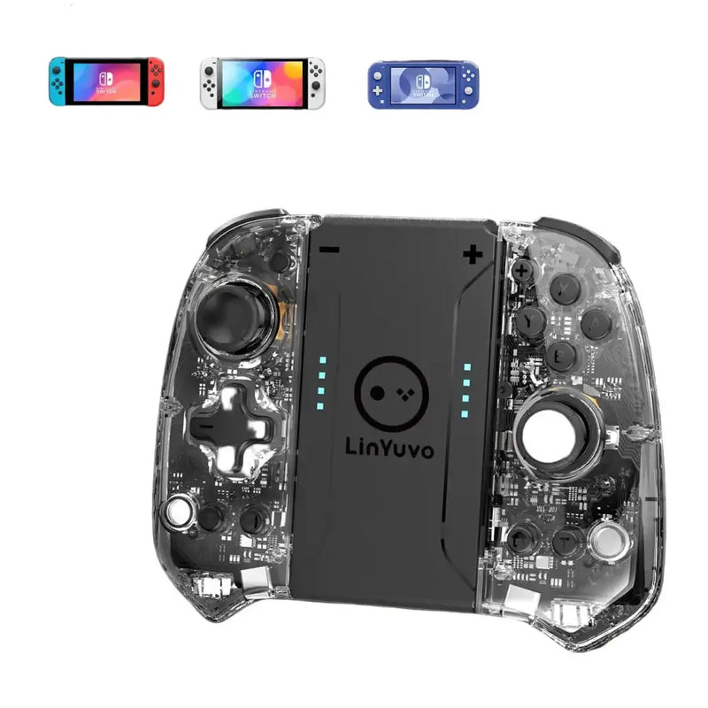 Wireless Joypad – 8-Color LED, Turbo, Vibration by Habicare