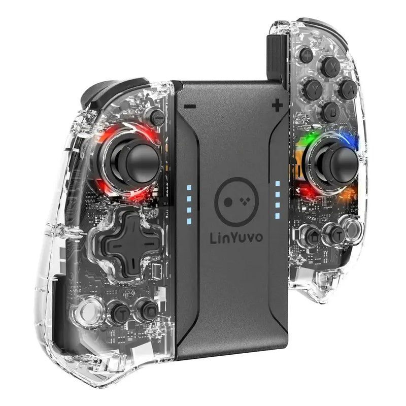 Wireless Joypad – 8-Color LED, Turbo, Vibration by Habicare