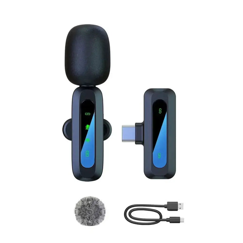 Wireless Lavalier Mic for iPhone, Android & PC (available in different sets) by Habicare