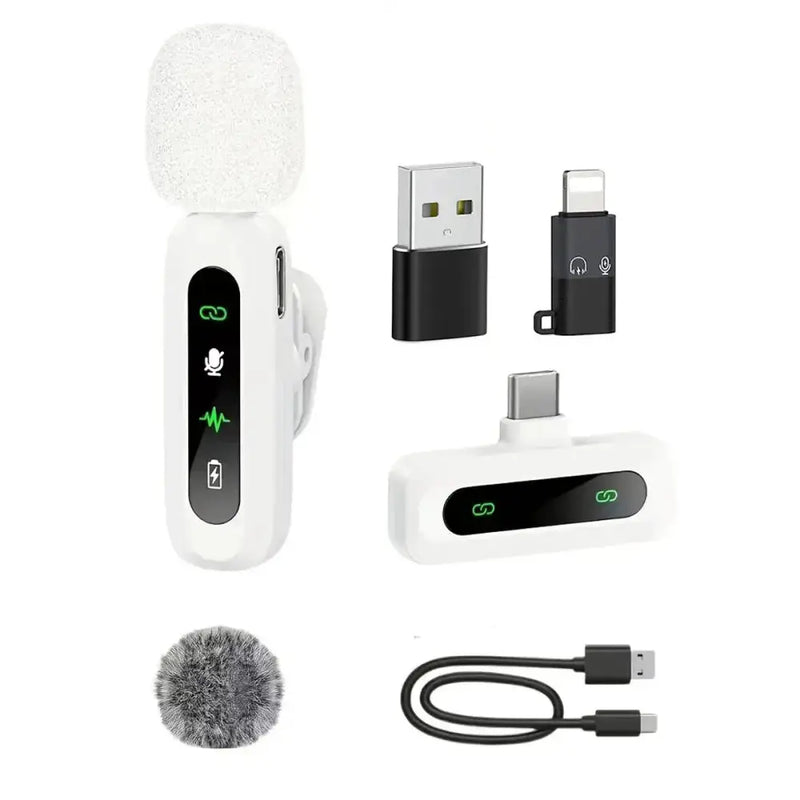 Wireless Lavalier Mic for iPhone, Android & PC (available in different sets) by Habicare