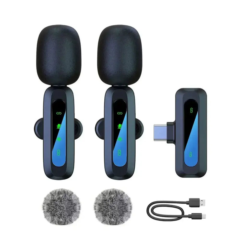 Wireless Lavalier Mic for iPhone, Android & PC (available in different sets) by Habicare