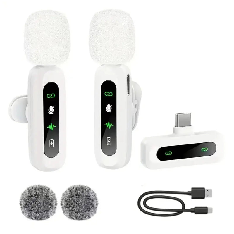 Wireless Lavalier Mic for iPhone, Android & PC (available in different sets) by Habicare