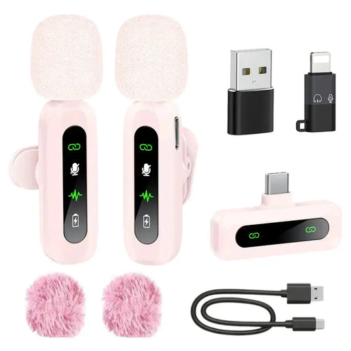 Wireless Lavalier Mic for iPhone, Android & PC (available in different sets) by Habicare