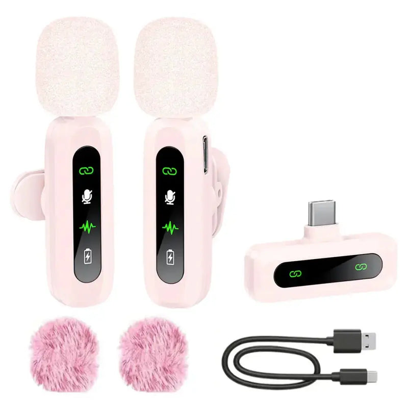 Wireless Lavalier Mic for iPhone, Android & PC (available in different sets) by Habicare