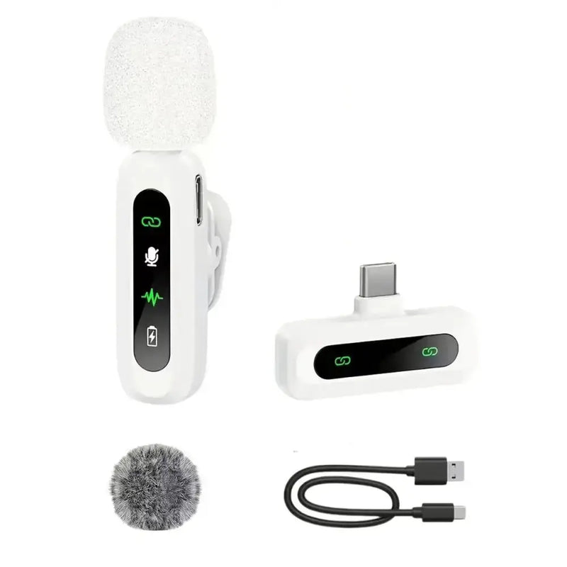 Wireless Lavalier Mic for iPhone, Android & PC (available in different sets) by Habicare