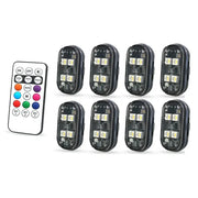 Wireless LED Strobe Lights – 8-Color Rechargeable Anti-Collision Warning Lights by Habicare